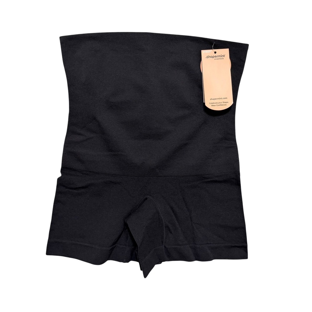 Shapermint All Day Every Day High-Waisted Shaper Boyshort Women Large Black
